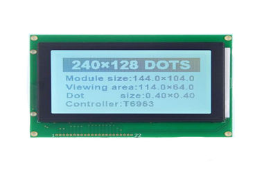 T6963c คอนโทรลเลอร์ 22 Pins Led Dot Matrix Display, 5.1 นิ้ว 240 X 128 Spi โมดูลจอแสดงผล Lcd