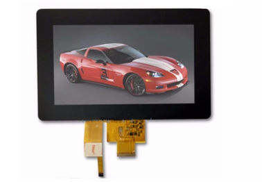 แผงหน้าจอ LCD ขนาด 7 นิ้ว 1024 * 600 IPS TFT LCD Capacitive Touchscreen Panel ที่มีส่วนต่อประสานแบบ Lvds