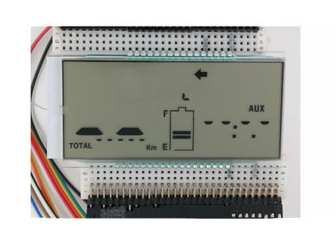 7 ส่วน HTN ขาวดำจอ LCD สำหรับเครื่องมือที่มีตัวเชื่อมต่อ Zebra