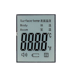 Custom Lcd 7 Segment Display เครื่องวัดอุณหภูมิอินฟราเรดหน้าจอ Lcd สำหรับอุปกรณ์การแพทย์