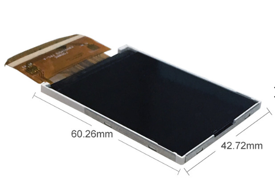 โมดูลจอแสดงผล TFT LCD คริสตัลเหลว 2.4 นิ้วความสว่าง 180Cd / M2