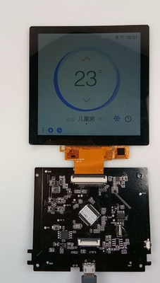 3.95 &quot;TFT 720x720 จอแสดงผล Touchscreen Lcd Display ประเภทเครื่องส่งผ่านจอ LCD สี