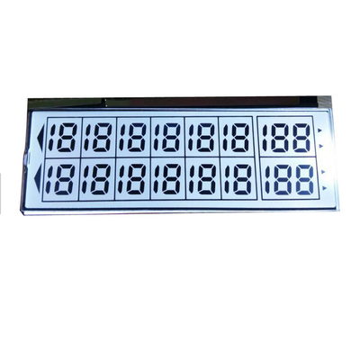 ขาวดำขนาดเล็ก 6'Clock Positive TN 50 Pin จอแสดงผล LCD 6 หลัก 7 ส่วน