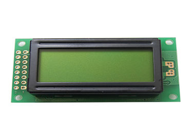 สีเหลือง - เขียว 0802 โมดูลจอแสดงผล Dot Matrix LCD COB Type ตัวอักษร 2 บรรทัด