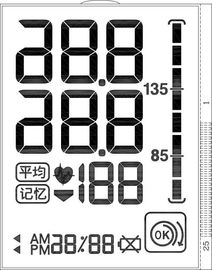 Digital 7 Segment Lcd Module, หน้าจอ Va Va โปร่งใสโมดูลสำหรับ Sphygmomanometer