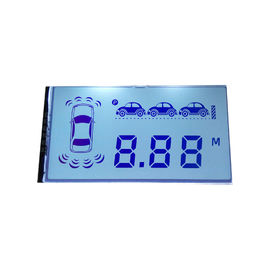 ตัวอักษรและตัวเลข HTN จอแสดงผล LCD โมดูลแสงพื้นหลังสีขาวหน้าจอ LCD Led Backlight