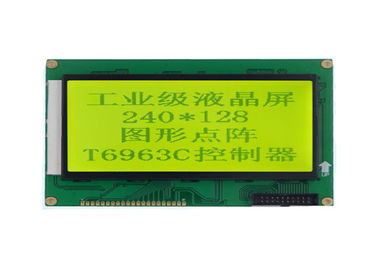 5.3 นิ้วกราฟิก LCD โมดูล 240 X 128 ความละเอียด STN ควบคุมเชิงลบ T6963c