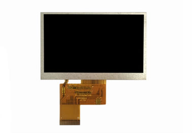 กำหนดเองโปร่งใส 4.3 TFT LCD แสดงผล 480 * 272 จุดสีหน้าจอ TFT 24 บิต