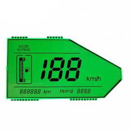 HTN กำหนดเองจอแอลซีดีรถยนต์ Speedometer แสดง Transflective เป็นไปตามมาตรฐาน RoHS