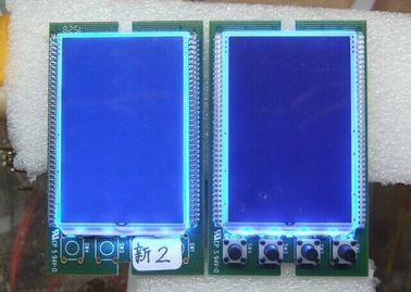 ปรับแต่งจอแสดงผล LCD 7 Segment HTN Negative Lcd Blue Backgound Display สำหรับ Sport Equiment