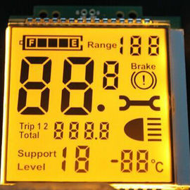 2.8V-5.5V TN จอแสดงผล LCD / รหัสอุณหภูมิส่วน LCD จอแสดงผลอิเล็กทรอนิกส์