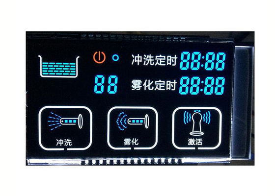 หน้าจอแสดงผล LCD เชิงลบ โมดูลจอแสดงผล LCD ความคมชัดสูง หน้าจอแสดงผล LCD 7 ส่วน โมดูล LCD ขาวดำ