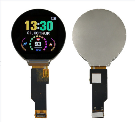โมดูล TFT ขนาดเล็กจอแสดงผล LCD กลม 1.3 นิ้ว 240x240 Dots SPI