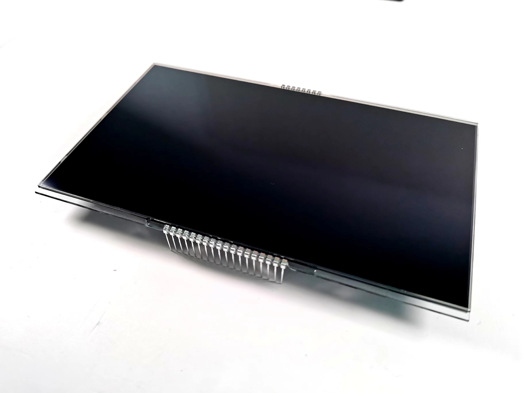 12 O Clock Negative VA LCD Display สีดํา ภาคหลัก กราฟิก Lcd Glass Va Panel สําหรับเทอร์โมสแตม