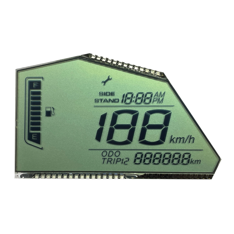 5.0 V โปรสิต HTN LCD Display เซ็กเมนต์โค้ดจอปานิลเครื่องมือความเร็วปรับแต่ง