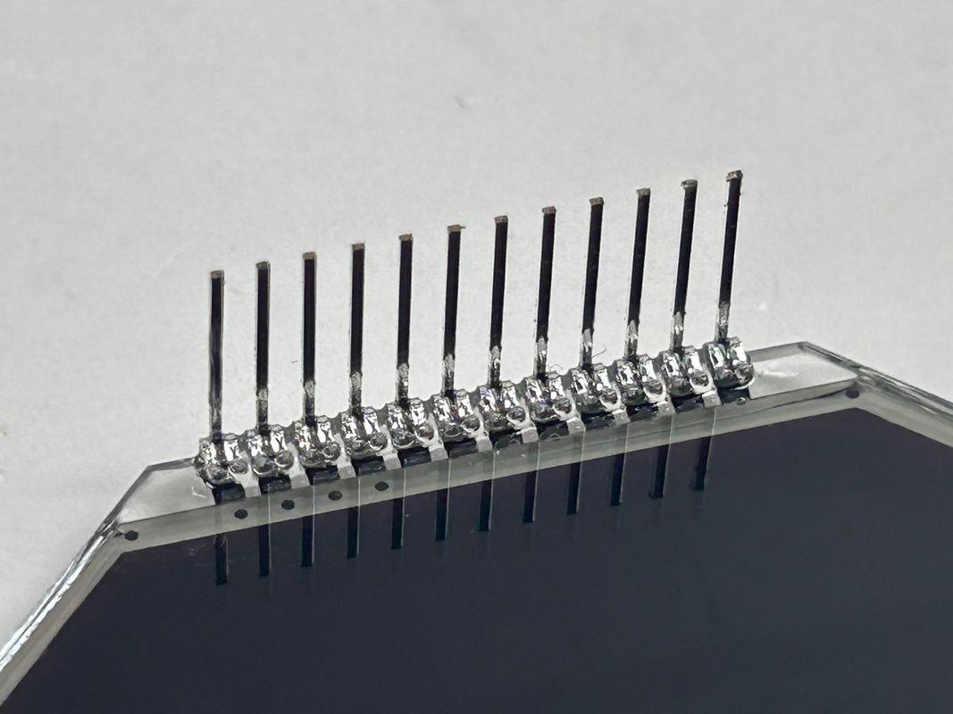 หน้าจอ LCD HTN แบบเมทริกซ์ที่กําหนดเอง 8 รูปแบบ โมโนโครม 7 เซ็กเมนต์ จอจอจอจอจอจอจอจอสําหรับเครื่องมือจักรยานยนต์