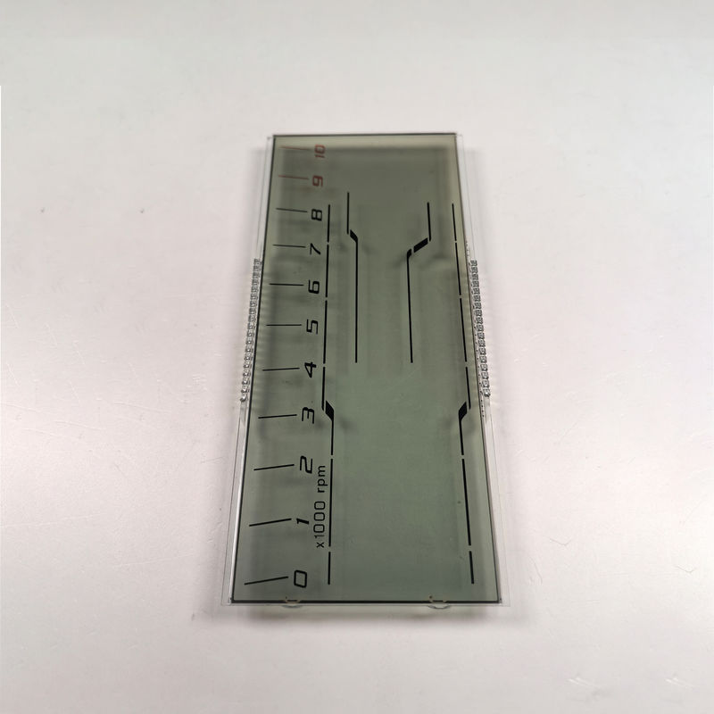 ผู้ผลิต ราคาถูก Custom HTN LCD Display 8 รูปแบบ โมโนโครม 7 เซ็กเมนต์ กราฟฟิก LCD Screen สําหรับเครื่องมือจักรยานยนต์