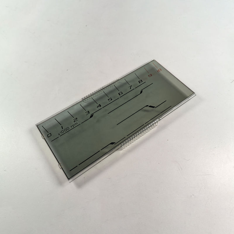 ผู้ผลิต ราคาถูก Custom HTN LCD Display 8 รูปแบบ โมโนโครม 7 เซ็กเมนต์ กราฟฟิก LCD Screen สําหรับเครื่องมือจักรยานยนต์