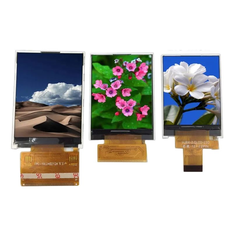 อัตราการใช้งาน 0.96-10.1 นิ้ว TFT LCD อินเตอร์เฟซกับ TFT LCD Display ความละเอียดสูง
