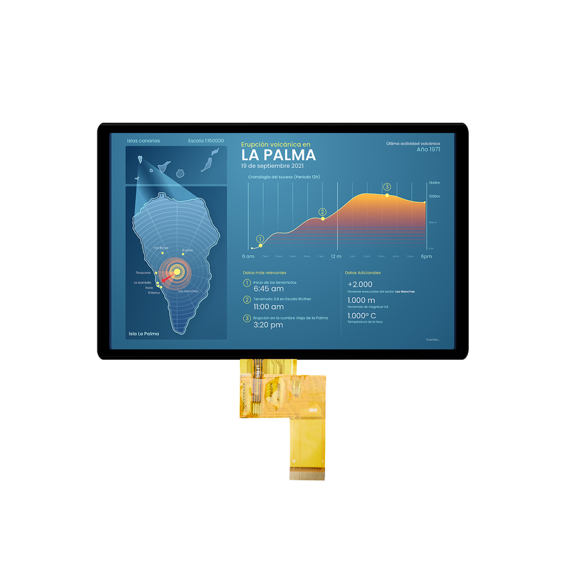 โมดูล TFT ที่กำหนดเองความสว่างสูง IPS/VA TFT LCD พร้อม CTP/RTP สำหรับอุปกรณ์การแพทย์