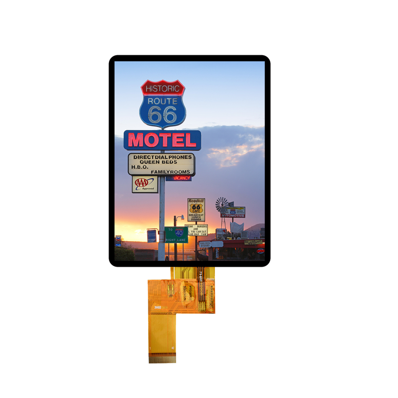 การสนับสนุน OEM ODM จอ LCD TFT 3.5 นิ้วสําหรับการควบคุมอุตสาหกรรม SPI / MCU / LVDS อินเตอร์เฟซจอ LCD แพนล์จอ TFT มอกลุย