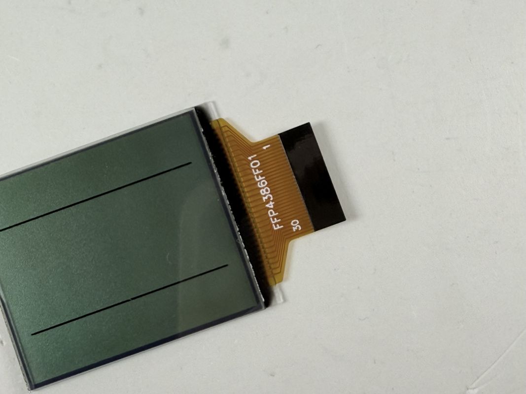 จอแสดงผล LCD สีดำและสีขาวที่กำหนดเอง LCD ส่วนขาวดำสำหรับการใช้งานอุตสาหกรรมและอิเล็กทรอนิกส์