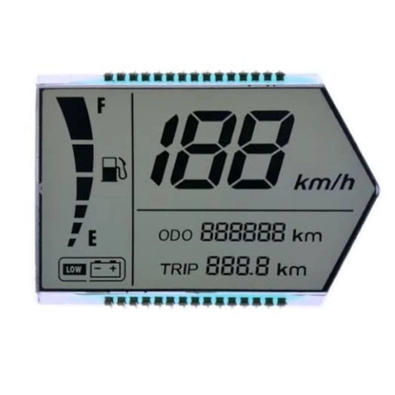 โรงงานขายส่ง Speedometer จอแสดงผล LCD หน้าจอ LCD Dashboard Speedometer LCD แผงหน้าปัดจอแสดงผล หน้าจอ PIN การเชื่อมต่อ