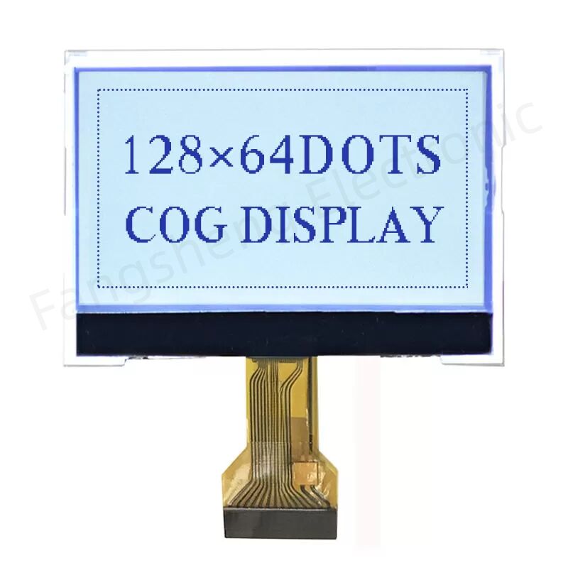 Monochrome 128x64 Graphic COG LCD Pixels Transflective LCD 128×64 COG FSTN Positive 12864 Dot Matrix Screen