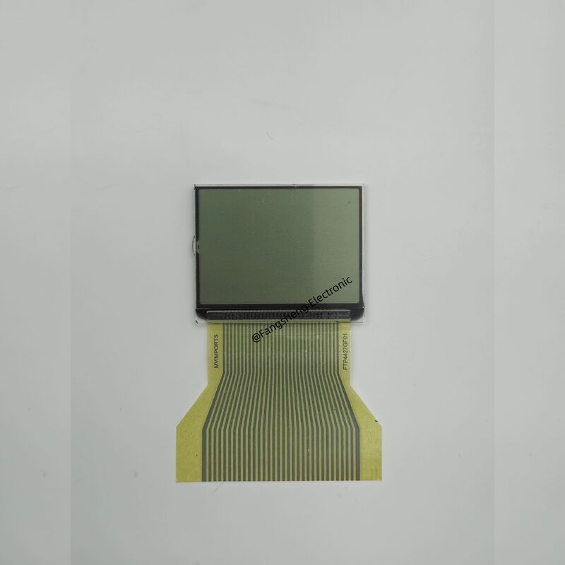 หน้าจอ LCD แบบกำหนดเองสำหรับรถจักรยานยนต์ TN LCD ความร้อน Seal Connector Speedometer Segment จอแสดงผล LCD OEM สนับสนุน