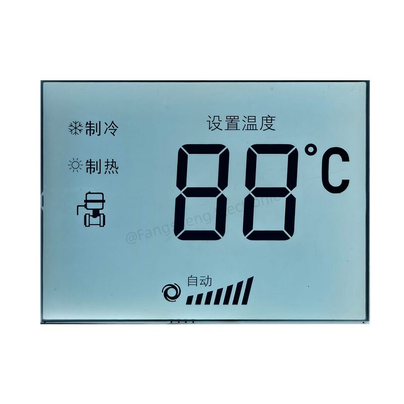 TN Monochrome LCD Display Solutions for Industrial Information Displays Thermostat Monochrome Segment LCD Display