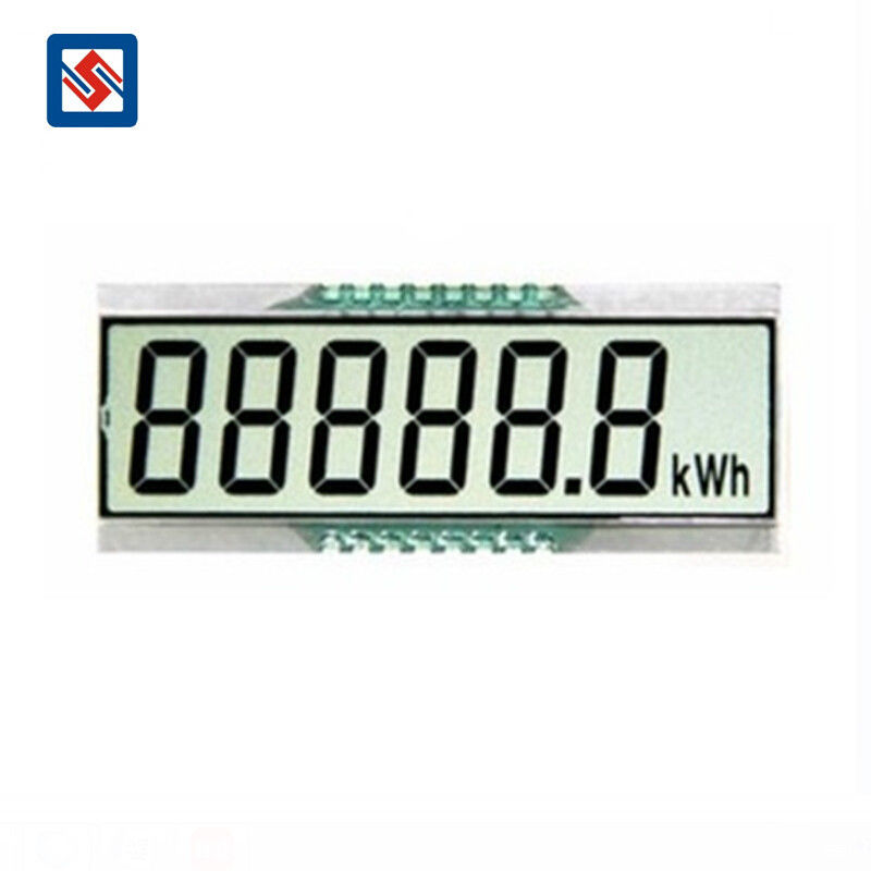 TN โมดูลตัวอักษรและตัวเลข Lcd 1/4 Duty Pin Out Mono 12 O'Clock มุมมอง