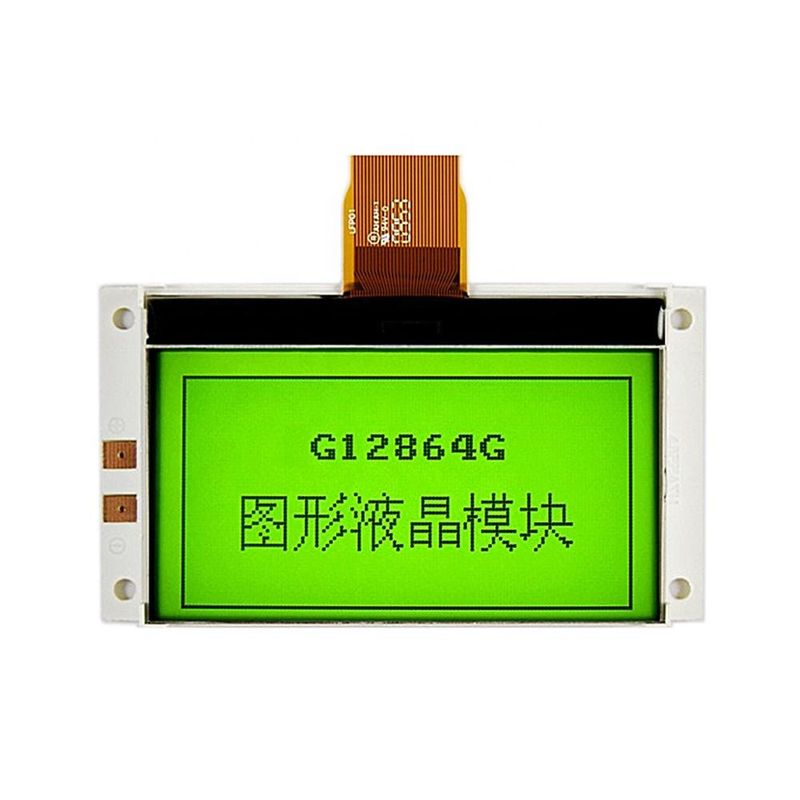 ตัวเชื่อมต่อ FPC COG โมดูล LCD FSTN 12864 กราฟิคอุณหภูมิกว้างความละเอียด 128 * 64