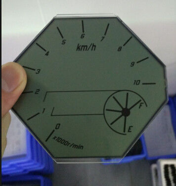 หน้าจอแสดงผลแบบกลม Lcd แบบกำหนดเอง, โมดูลแสดงผลเชิงลบ VA จอแสดงผล LCD ความคมชัดสูง, โมดูล LCD โค้งมน 7 ส่วน
