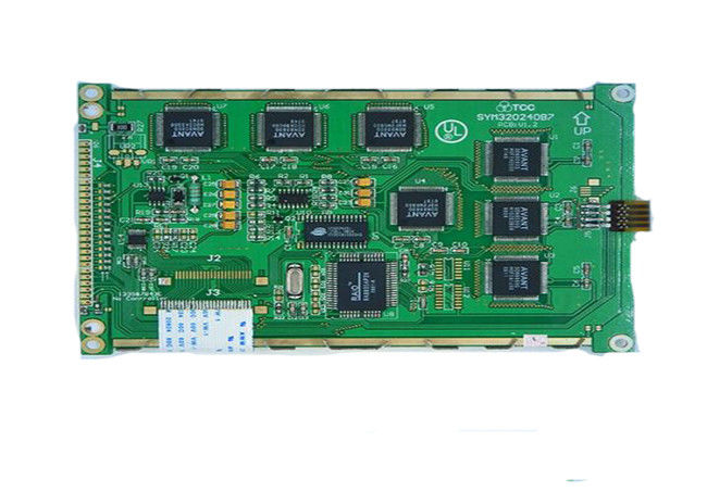 320 X 240 Dots กราฟิค LCD โมดูลแสดงผลสีเทาแม่พิมพ์ COB LCM Type 5 Volt