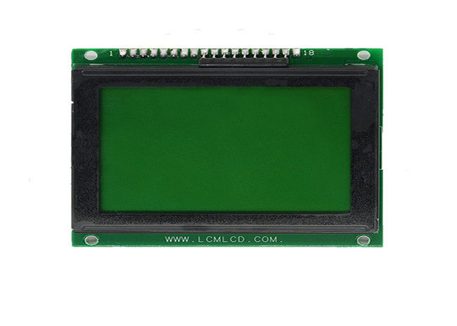 18 Pins 128 X 64 โมดูล LCD กราฟิก Stn Positive 12864 หน้าจอ TN มุมมอง