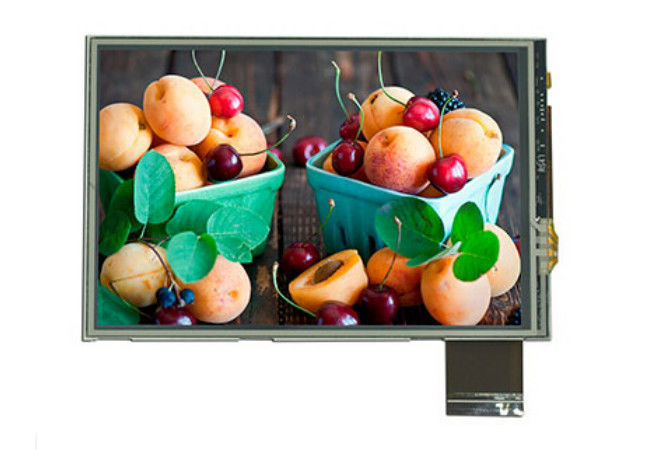 หน้าจอสัมผัสความคมชัดสูง TFT LCD Resistive Touch Screen พร้อมอินเทอร์เฟซ Rgb 16/18/24
