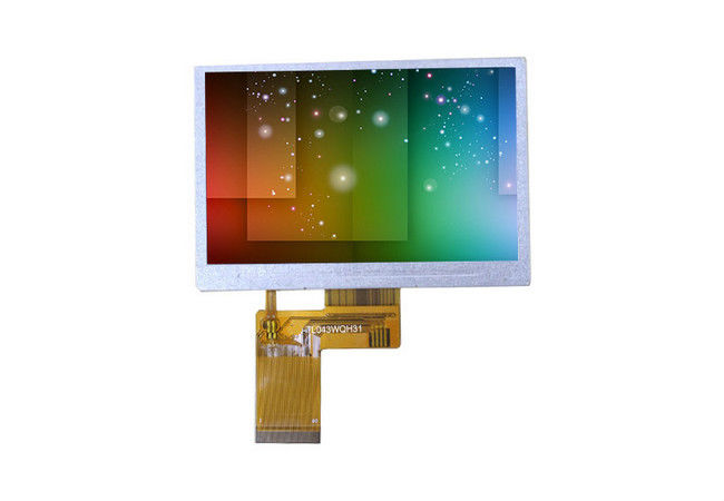 4.3 นิ้ว 480 * 272 TFT LCD แผงหน้าจอสัมผัสตัวต้านทาน 24 บิตสำหรับอุตสาหกรรม