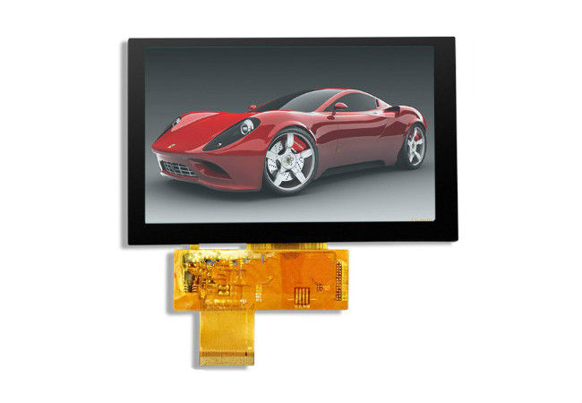 5.0 นิ้วจอแสดงผล TFT LCD 800 * 480 หน้าจอสัมผัส 16/18/24 บิตอินเตอร์เฟซ RGB หน้าจอความสว่างสูง Tft