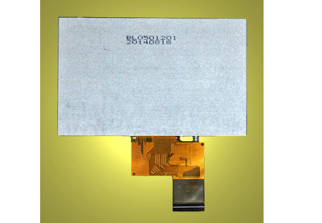 5.0 นิ้วจอแสดงผล TFT LCD 800 * 480 หน้าจอสัมผัส 16/18/24 บิตอินเตอร์เฟซ RGB หน้าจอความสว่างสูง Tft