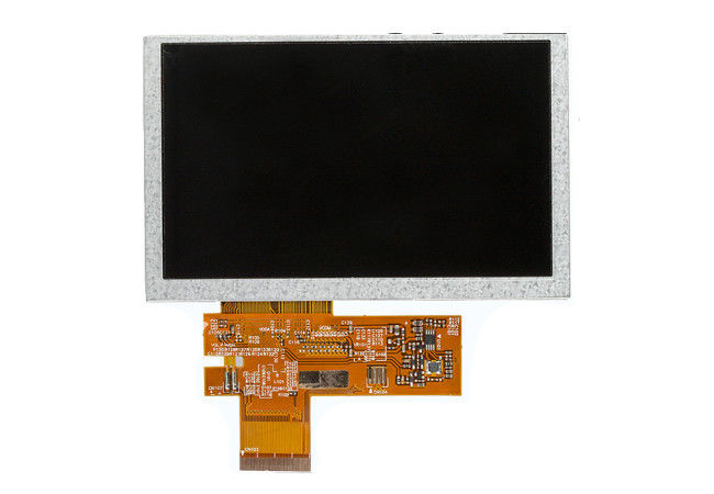5.0 นิ้วจอแสดงผล TFT LCD 800 * 480 หน้าจอสัมผัส 16/18/24 บิตอินเตอร์เฟซ RGB หน้าจอความสว่างสูง Tft