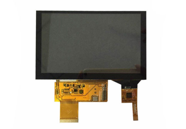 หน้าจอสัมผัสแบบ capacitive ขนาด 5 นิ้ว 800 X 480 Ips สี 16m ความสว่างสูง 1,000 Nits