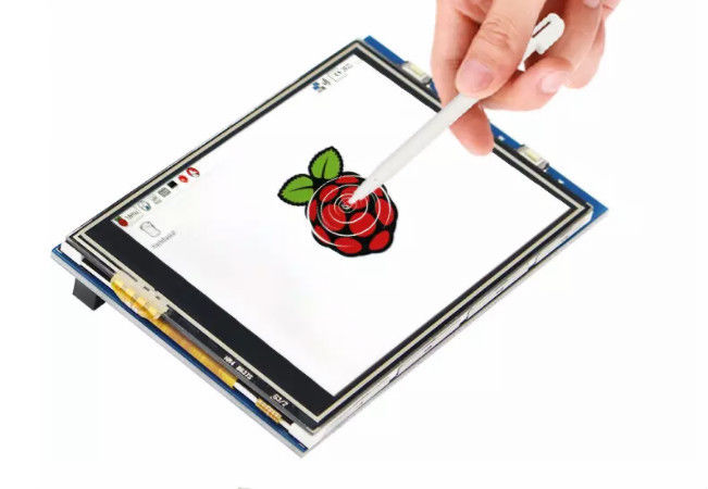 หน้าจอสัมผัส TFT TFT ราสเบอร์รี่ Pi 5.0 นิ้ว, อินเตอร์เฟส USB HDMI จอ LCD Touch Screen