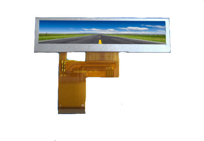 3.8 นิ้ว TFT LCD โมดูล 480 * 72 บาร์ประเภทยืดกับ 40 Pins RGB อินเตอร์เฟซ