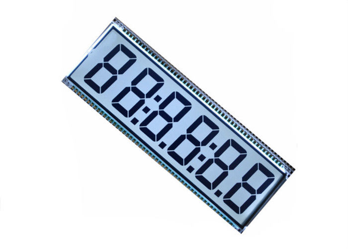 จอแสดงผล Lcd แบบกำหนดเอง 7 Segment Lcd Reflective Display Module TN Digit Lcd Postive Display สำหรับเครื่องวัดอุณหภูมิ Hygro