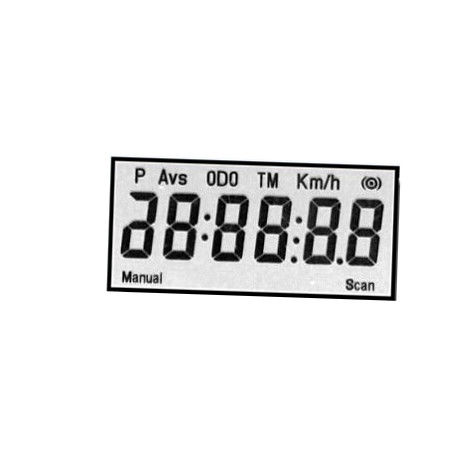 แสงไฟ 5 หลักเซเว่นเซกเมนต์แบ็คไลท์ TN จอแสดงผล LCD ชนิดบวกที่ส่งได้