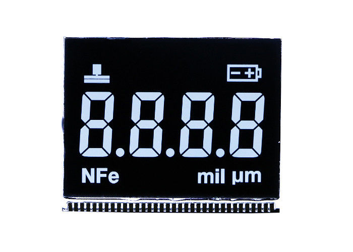 กำหนดเองโมดูลจอแสดงผล LCD ขาวดำ 7 ส่วน VA ชนิดจอแสดงผล LCD ความคมชัดสูงพร้อมแสงไฟ LED สีขาว