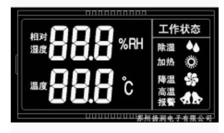 กำหนดเองโมดูลจอแสดงผล LCD ขาวดำ 7 ส่วน VA ชนิดจอแสดงผล LCD ความคมชัดสูงพร้อมแสงไฟ LED สีขาว