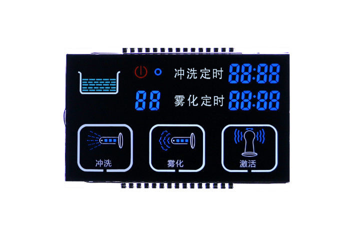 Pin Interface โมดูลจอแสดงผล Lcd ความคมชัดสูง VA จอแสดงผลเชิงลบ 3.3V 7 ส่วนการแสดงผล Lcd