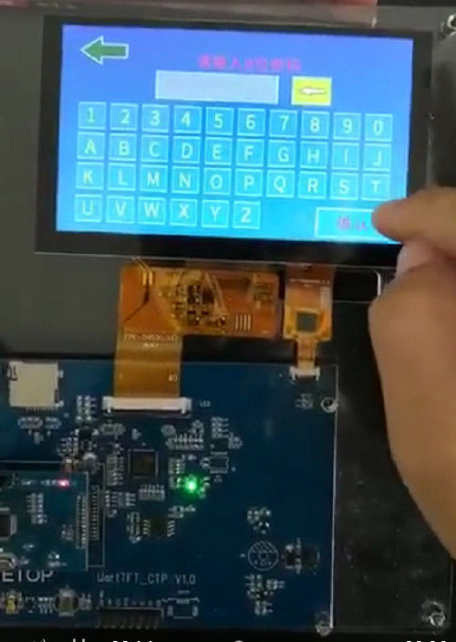 จอแสดงผล TFT LCD อัจฉริยะขนาด 4.3 นิ้วสำหรับหน้าจอสี LCD Pcb / ตัวเลข