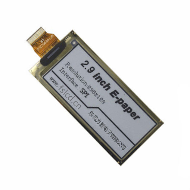 2.9 นิ้ว 128x296 0.226 * 0.227 Pixel Pitch E Ink Display Module